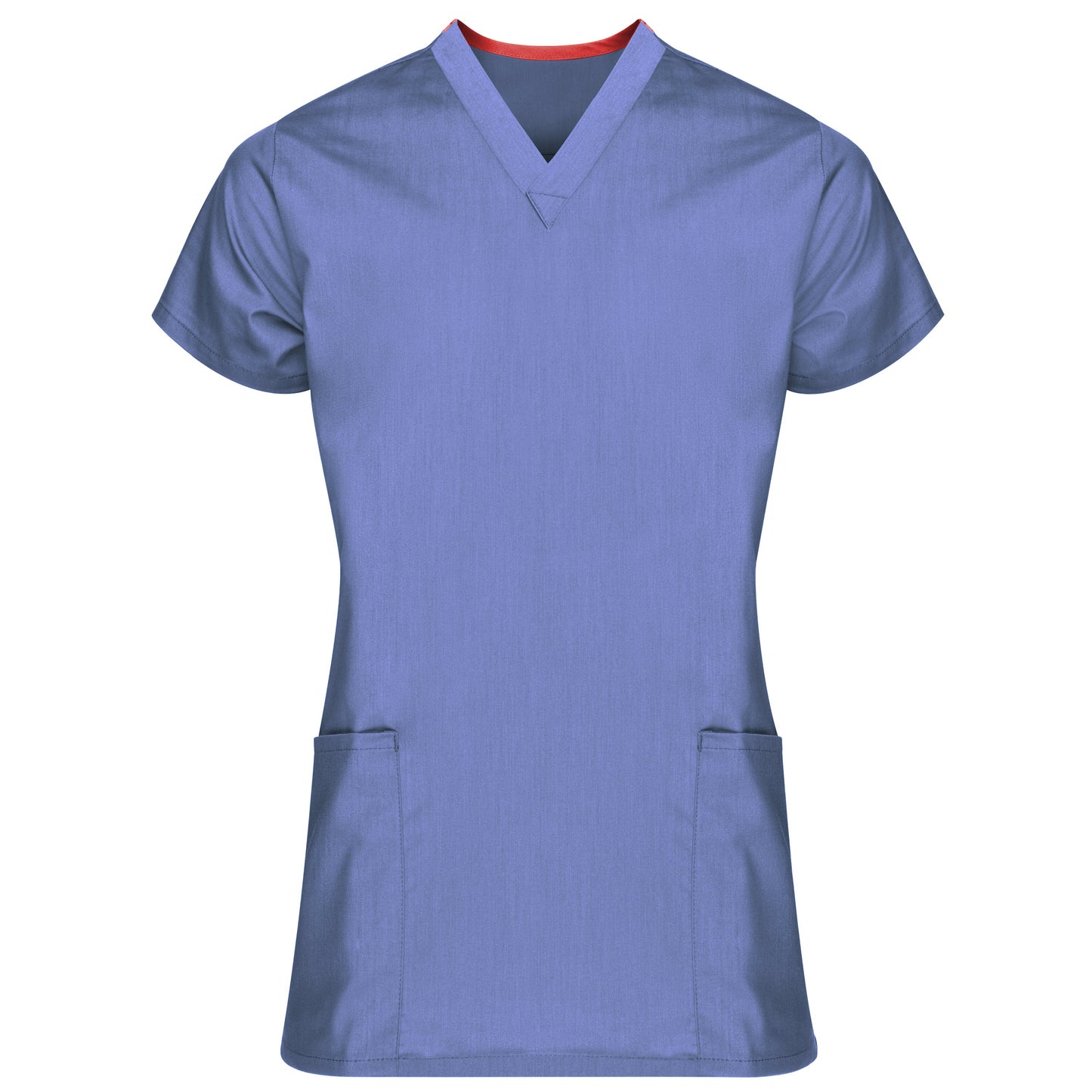 Tunic Shirt, V-Neck, Short Sleeves, 2 lower pockets, Scissor holder in right pocket, includes side vent
