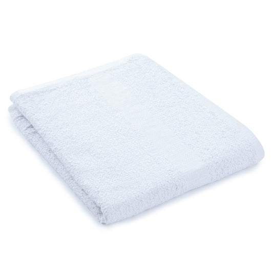 Hand Towel, 16x12 inch, Single Cam, 10 Single Pile, Hemmed, White