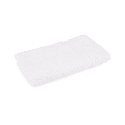 Hand Towel, 16x27 inch, Single Cam, Hemmed, White