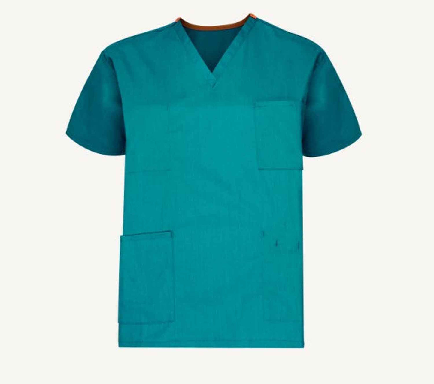 T150 Unisex Reversible Scrub Top, 2 Pockets (1 Chest, 1 Lower) Poplin Weave