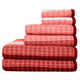 100% Cotton / Lava Falls / Bath Towels: (2) 30x54 inchHand Towels: (2) 16x28 inchWashcloth: (2) 12x12 inch