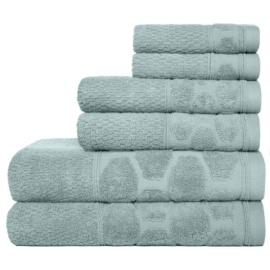 Hyped Wildwood Towel Set, 6 Piece