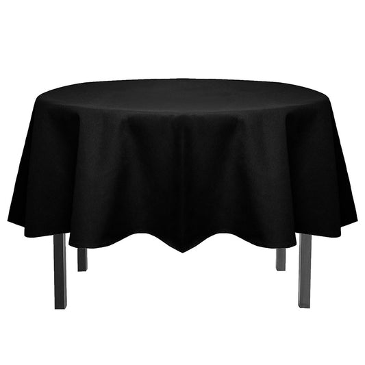 Heirloom Manor Tablecloth, 90 inch, Black