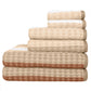 Brayson Stripe Towel Set, 6 Piece