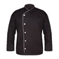 Executive Chef Coat w/ Piping, 1 Thermo Pocket, Twill Weave, Open Cuff, Pearl Buttons