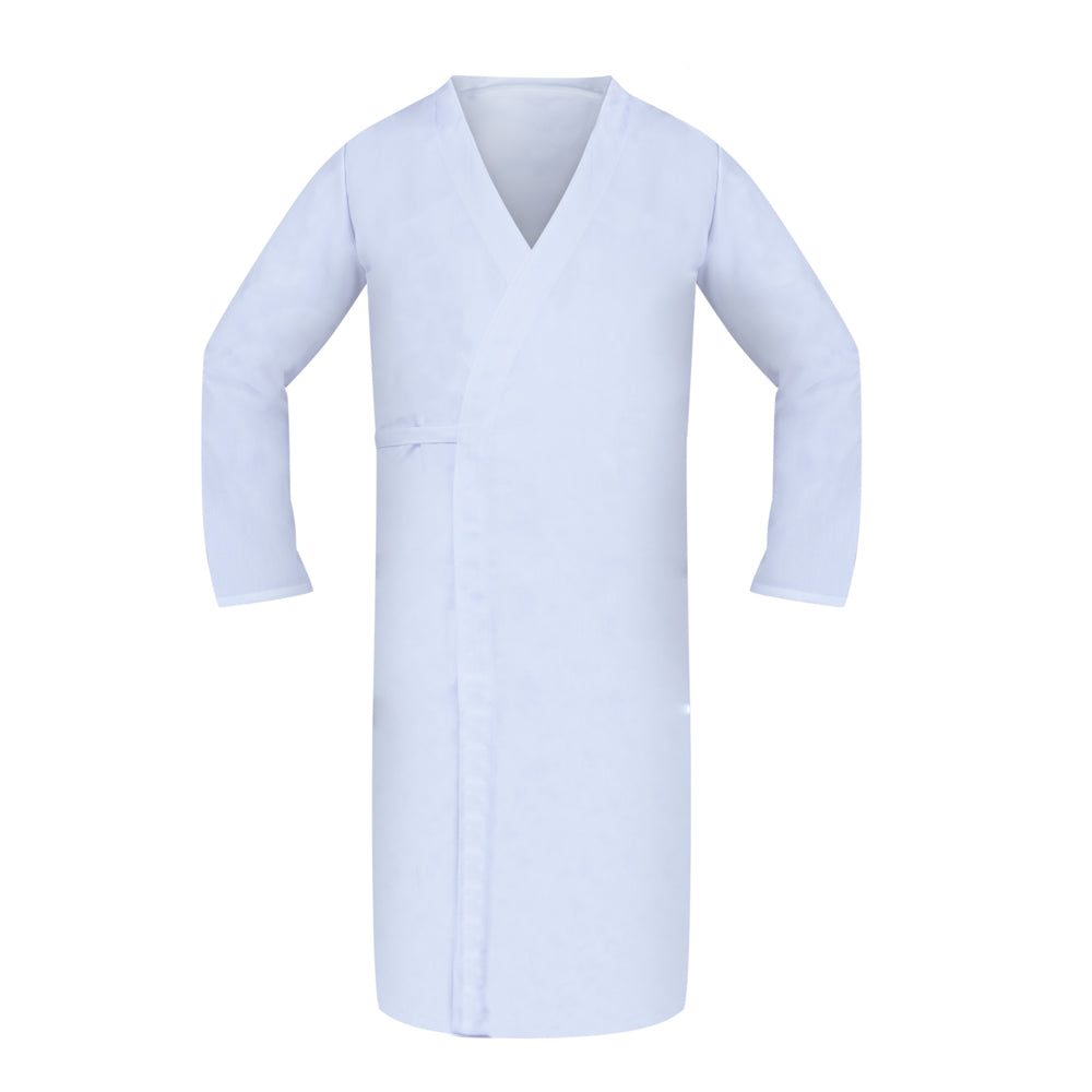 Smock Wrap, 3/4 Sleeves, No Pockets, Plain Weave, No Collar (5.00 oz/sq yd)