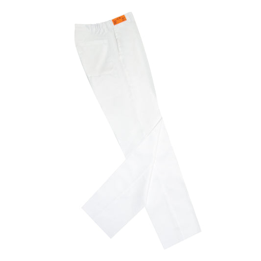 Chef Pant, 4 Pockets, (2 Side, 2 Back) Twill Weave, Eyelet Closure, Unhemmed