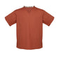 T150 Unisex Reversible Scrub Top, No Pockets, Poplin Weave, Russet