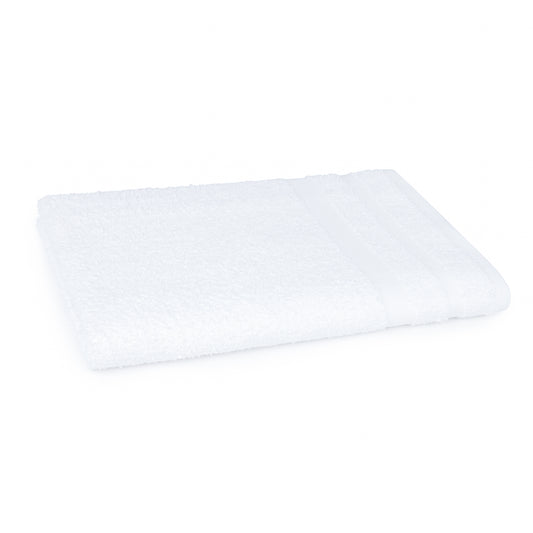 Royale Bath Towel, 27x54 inch, Double Cam, 16 Single Pile, Hemmed, White