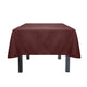 100% Spun Polyester / Dark Burgundy / 52x52 inch