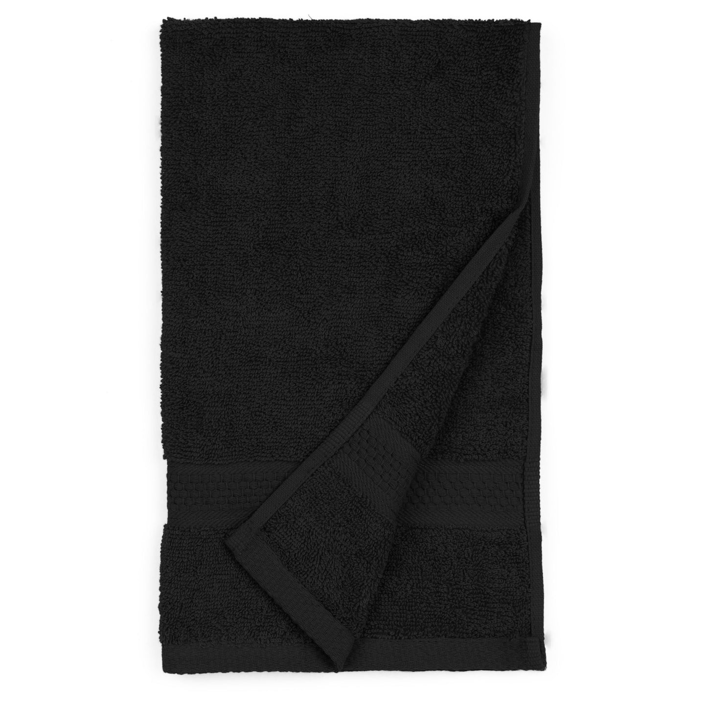Jumbo Salon Towel, 16x28 inch, Black
