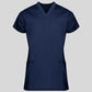 Tunic Shirt, V-Neck, Short Sleeves, 2 lower pockets, Scissor holder in right pocket, includes side vent