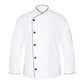 Executive Chef Coat w/ Piping, 1 Thermo Pocket, Twill Weave, Open Cuff, Pearl Buttons