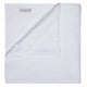 60% Cotton/ 40% Polyester / White with Green Hem / 108x118 inch