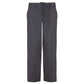 Men's Work Pants, 4 Pockets (2 Side, 2 Back), Button Closure with Brass Zipper, Charcoal