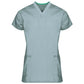 Tunic Shirt, V-Neck, Short Sleeves, 2 lower pockets, Scissor holder in right pocket, includes side vent