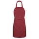 100% Spun Polyester / Maroon / 28x33 inch