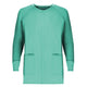 65% Polyester/35% Cotton / Jade Green with Orange Collar / Small