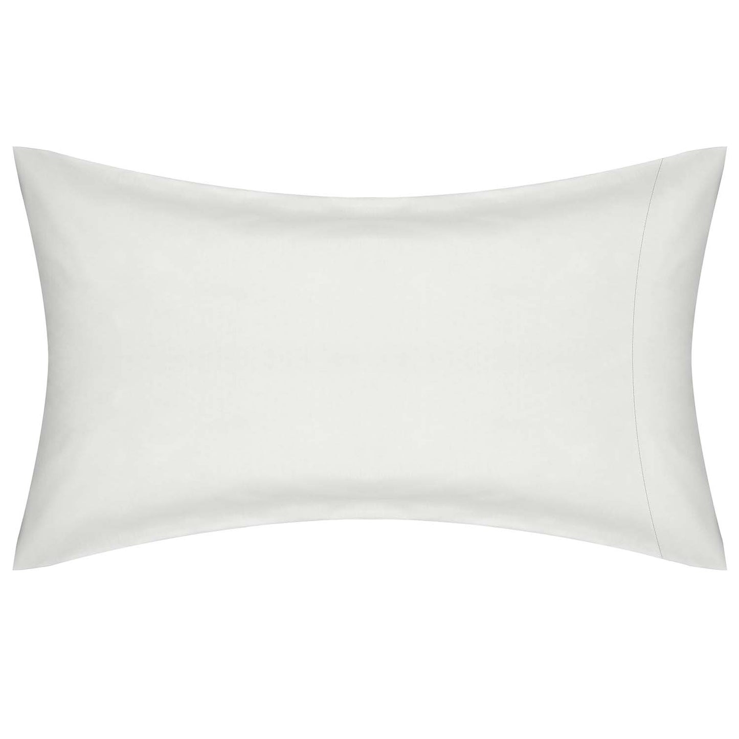 T200 Pillowcase, 42x36 inch, 50% Cotton/50% Polyester, White with Black Hem