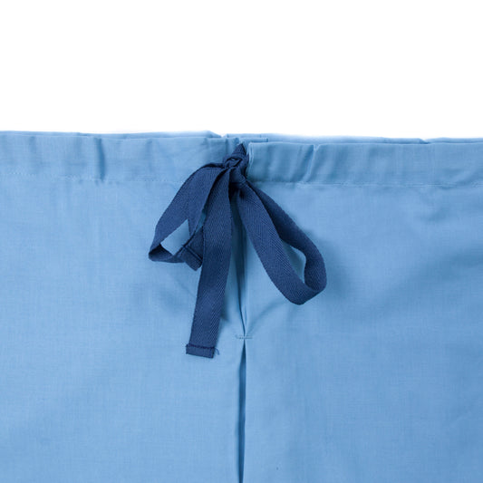 Pajama Pants, No Pockets, Drawstring, Ceil Blue, 3X-Large