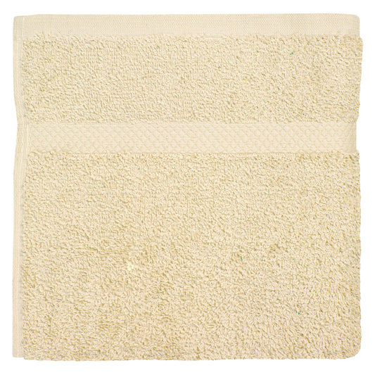 Premium Bath Towel, 20x40 inch, Vat Dyed, Dobby Border, Bone