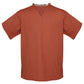 T150 Unisex Reversible Scrub Top, No Pockets, Poplin Weave, Russet