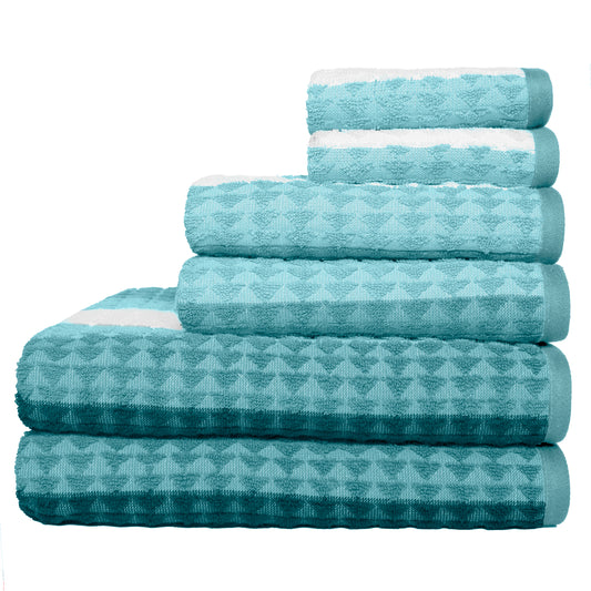 Brayson Stripe Towel Set, 6 Piece