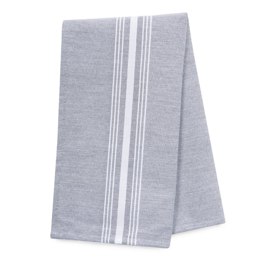 Milliken Bistro Cloth Napkin 18 x 22 inch, Chambray Stripe