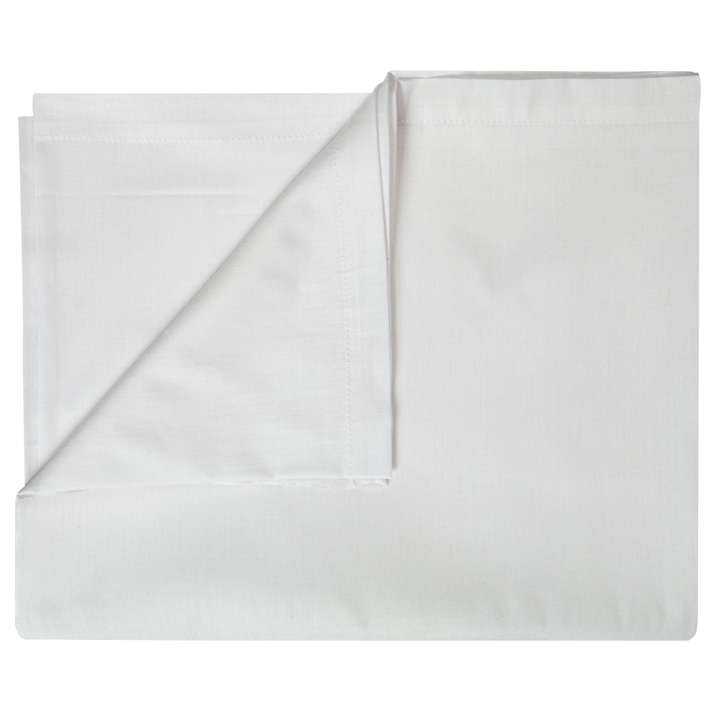 T130 Mulsin Flat Sheet, 55% Cotton/45% Polyester, White