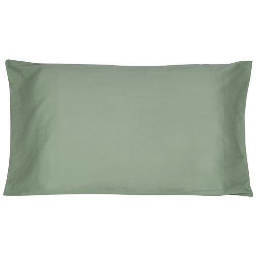 Percale T180 VAT Dyed Pillowcase, 55% Cotton/45% Polyester, Seafoam