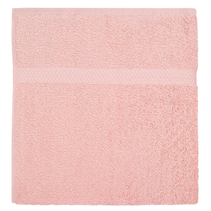 Premium Bath Towel, 24x50 inch, Vat Dyed, Dobby Border, Rose