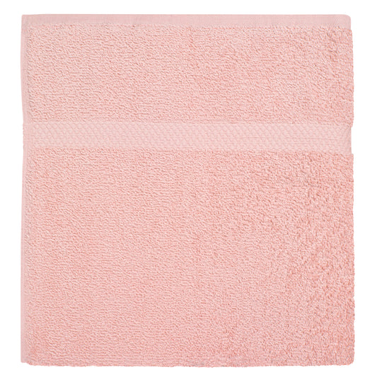 Premium Bath Towel, 24x50 inch, Vat Dyed, Dobby Border, Rose