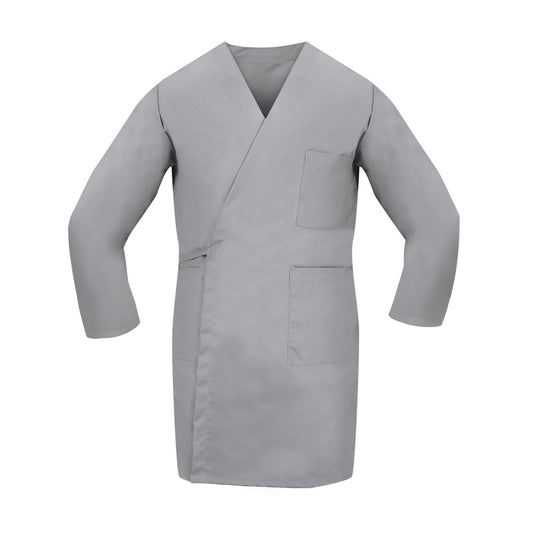 Smock Wrap, Long Sleeves, 3 Pockets (1 Chest, 2 Lower) No Collar