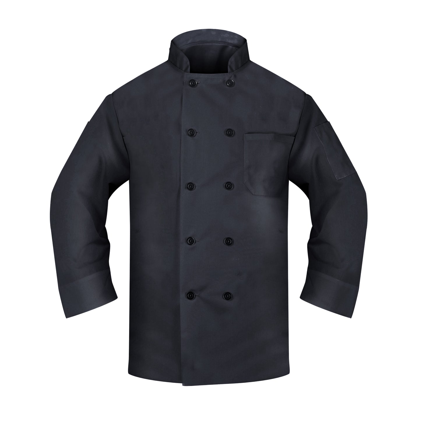 Chef Coat, 2 Pockets (1 Chest, 1 Thermo) Twill Weave, Open Cuff, Pearl Button