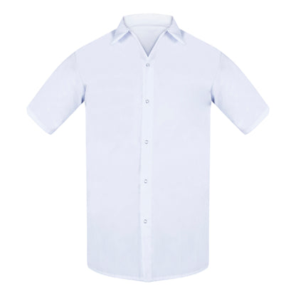 Cook Shirt, No Pocket, Short Sleeve, Grippers