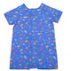 100% Polyester / Under the Sea Print Royal Blue / Large