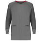 Unisex Warm Up Jacket, Metal Snap Closure, Long Set In Sleeve, Rib Cuffs, 2 Pockets