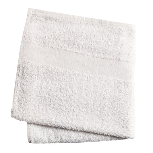Premium Bath Terry Towel, 22x44 inch, Single Cam, 16 Single Pile, White