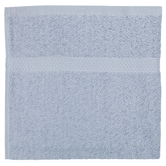 Premium Bath Towel, 22x44 inch, Vat Dyed, Dobby Border, Blue