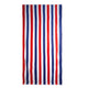 100% Cotton / Red, White, and Blue with Stripes Print / 30x60 inch