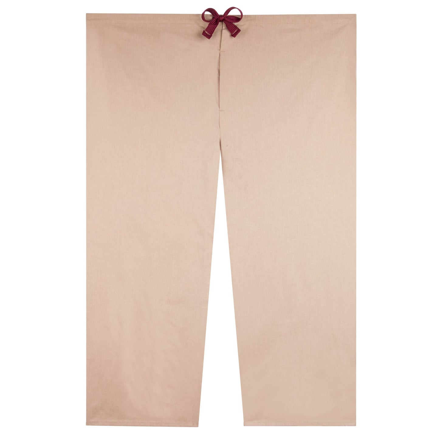 American Dawn | Tan With Red Tie 2X-Large Pajama Pant With Drawstring Closure