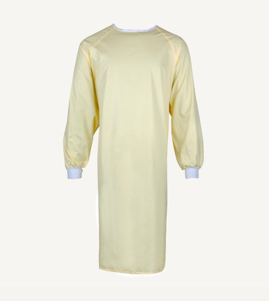 American Dawn | Yellow With White Cuffs Patient Isolation Gown