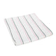 100% Cotton / White With Pink And Grey Stripes / 30x40 inch