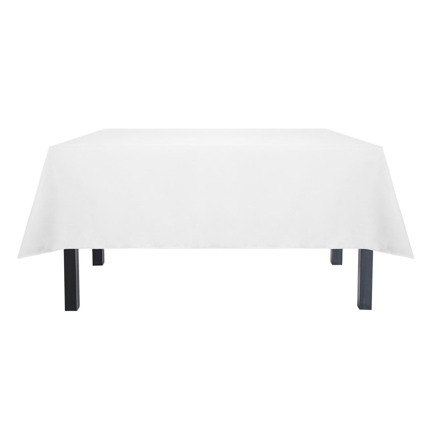 American Dawn | 52X72 Inch Milliken Signature White Tablecloth 