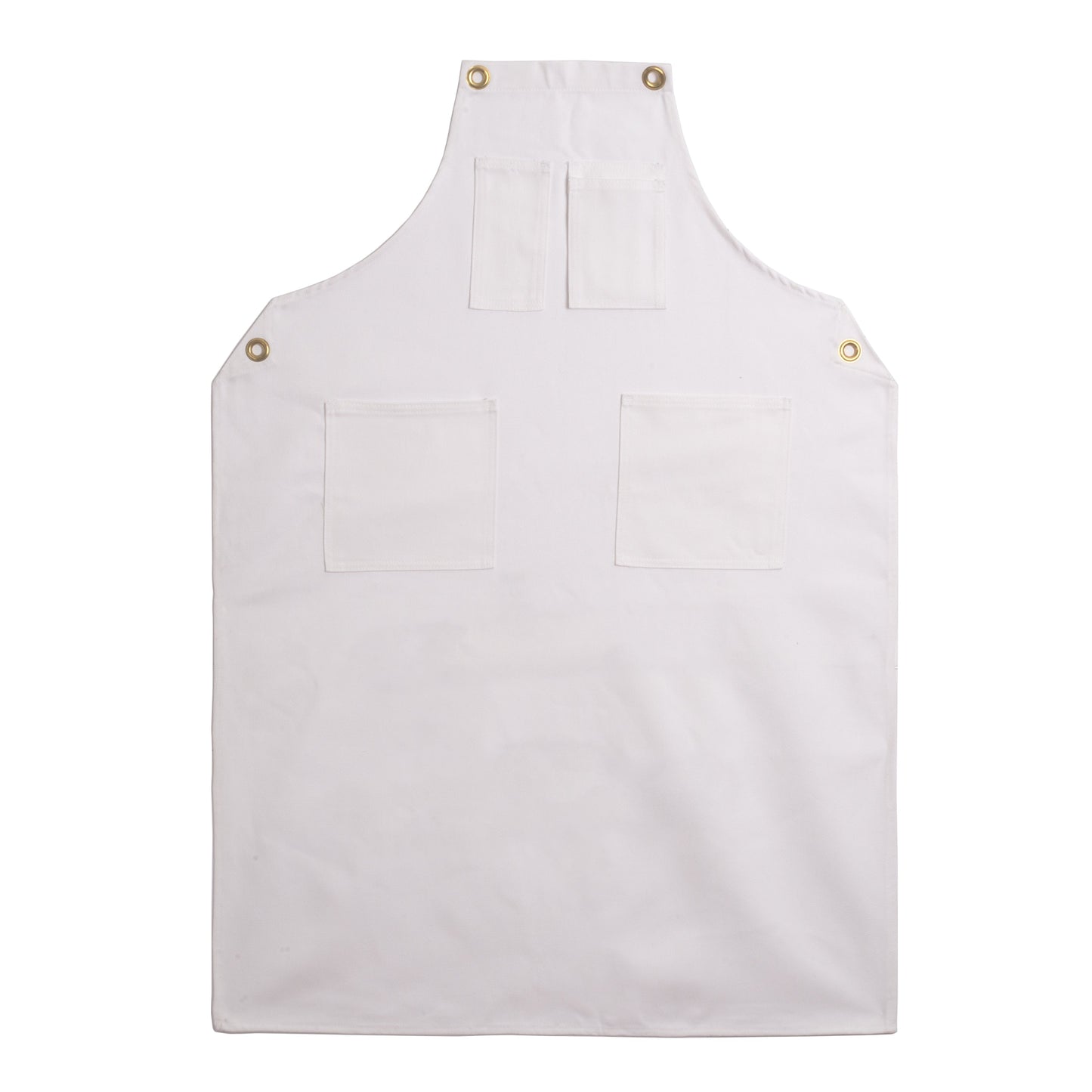 American Dawn | White Machinist Apron With 4 Pockets