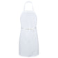 Bib Apron 30 x 36 No Pocket w/ 38 White Nylon String, White