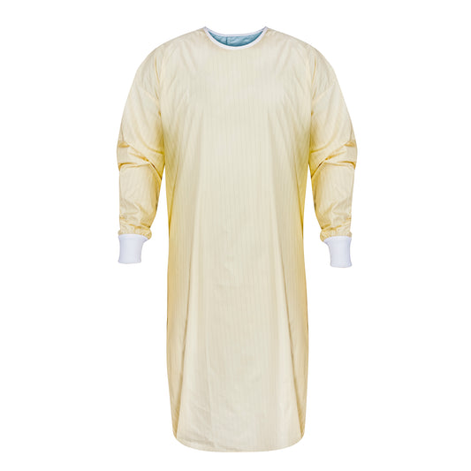 Protective Isolation Gown, 99% Poly 1% Carbon 45 Center Back Length 100 Grids