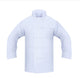 100% Spun Polyester / White / X-Small