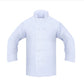 Chef Coat, 2 Pockets (1 Chest, 1 Thermo) Poplin Weave, Open Cuff, Knot Button