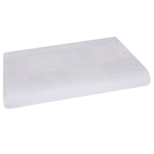 Snag-Free Thermal Blanket 74 x 100 55%C/ 45%P, White (3.75 lbs/pc)